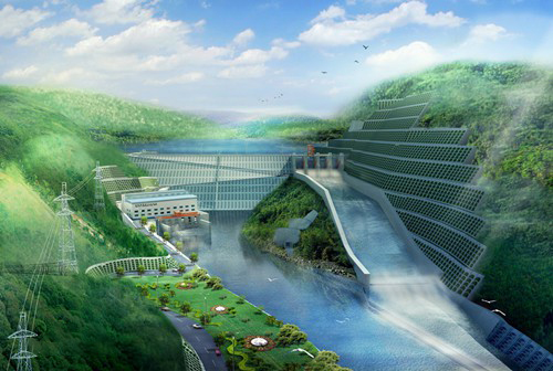 瓮安老挝南塔河1号水电站项目